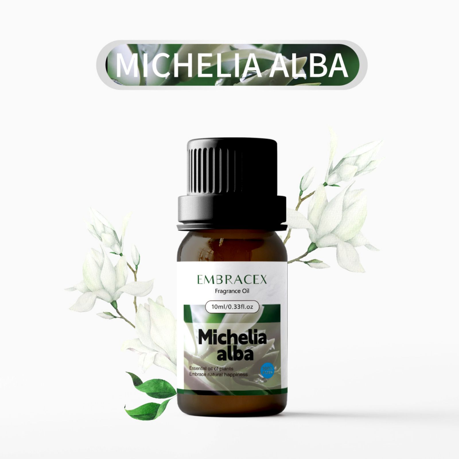 Candle Supplies Fragrance Oil - 10ml Michelia alba Fragrance Oils Floral
