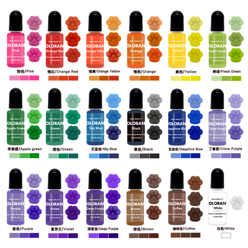 Candle Supplies Tins - 20 Colors Candle Dyes Wax Candles