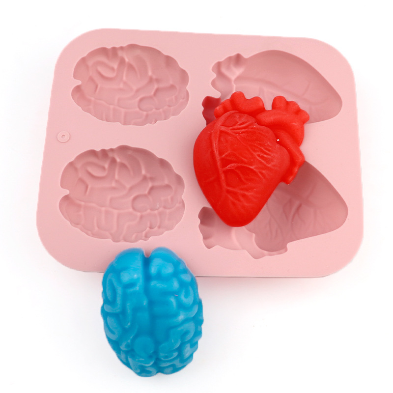 Human Brain And Heart Silicone - Candle Supplies Tins 评论和价格