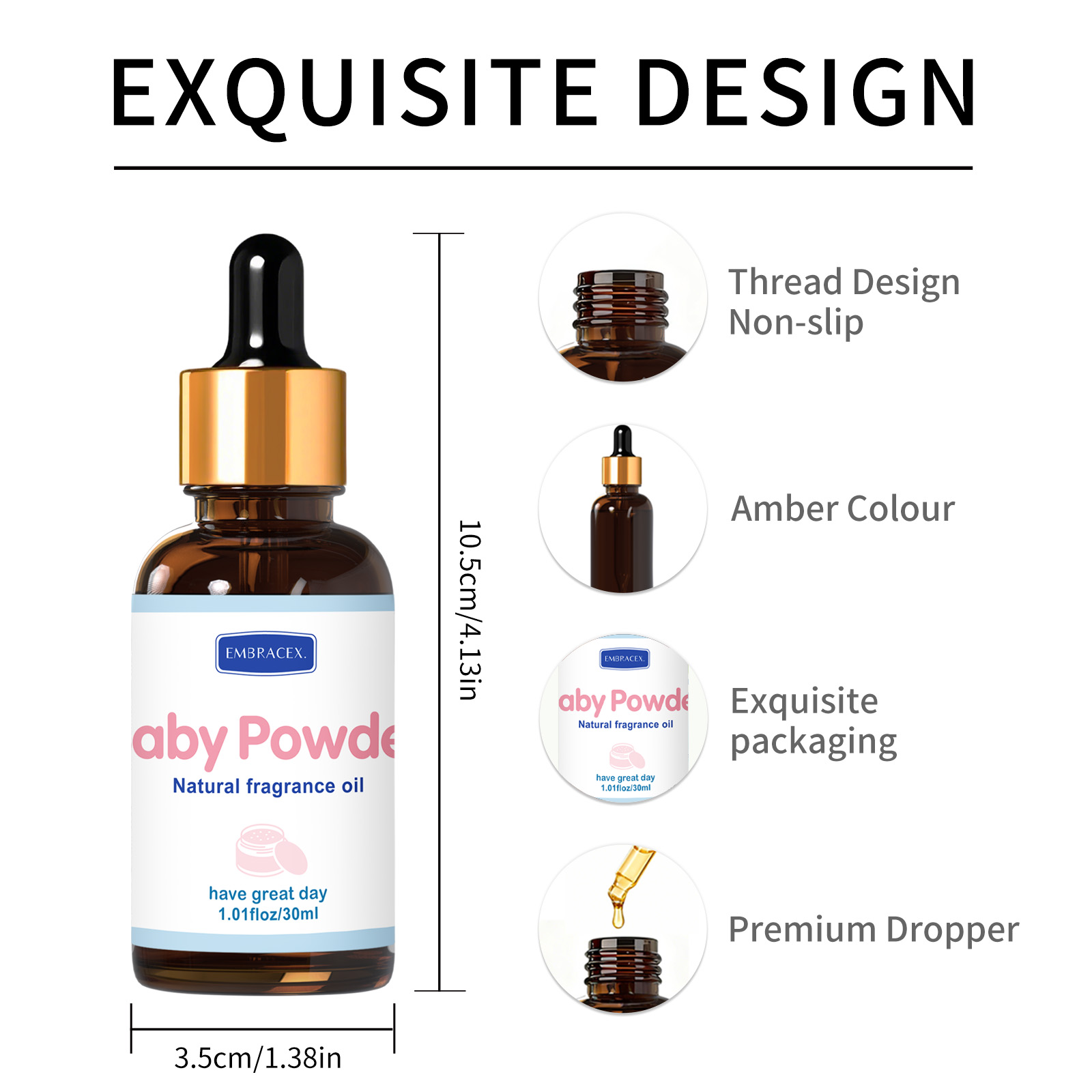 30ml Baby Powder Fragrance Oil - Candle Supplies Fragrance Oil 评论和价格