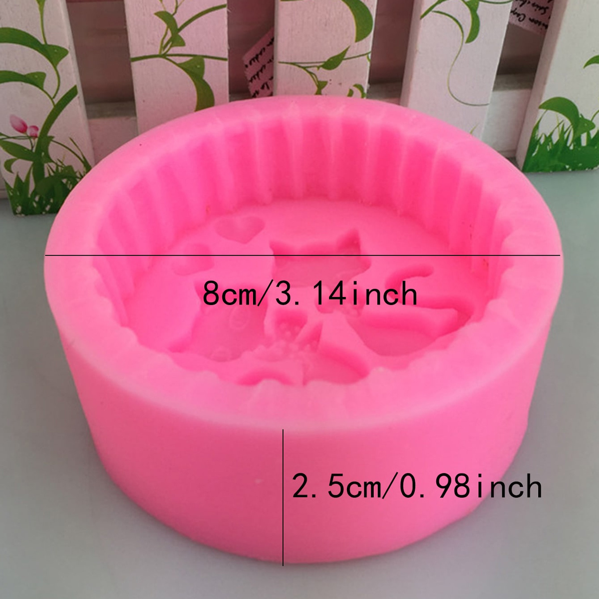1-Piece Silicone Cat Soap Mold - Candle Supplies Tins 评论和价格