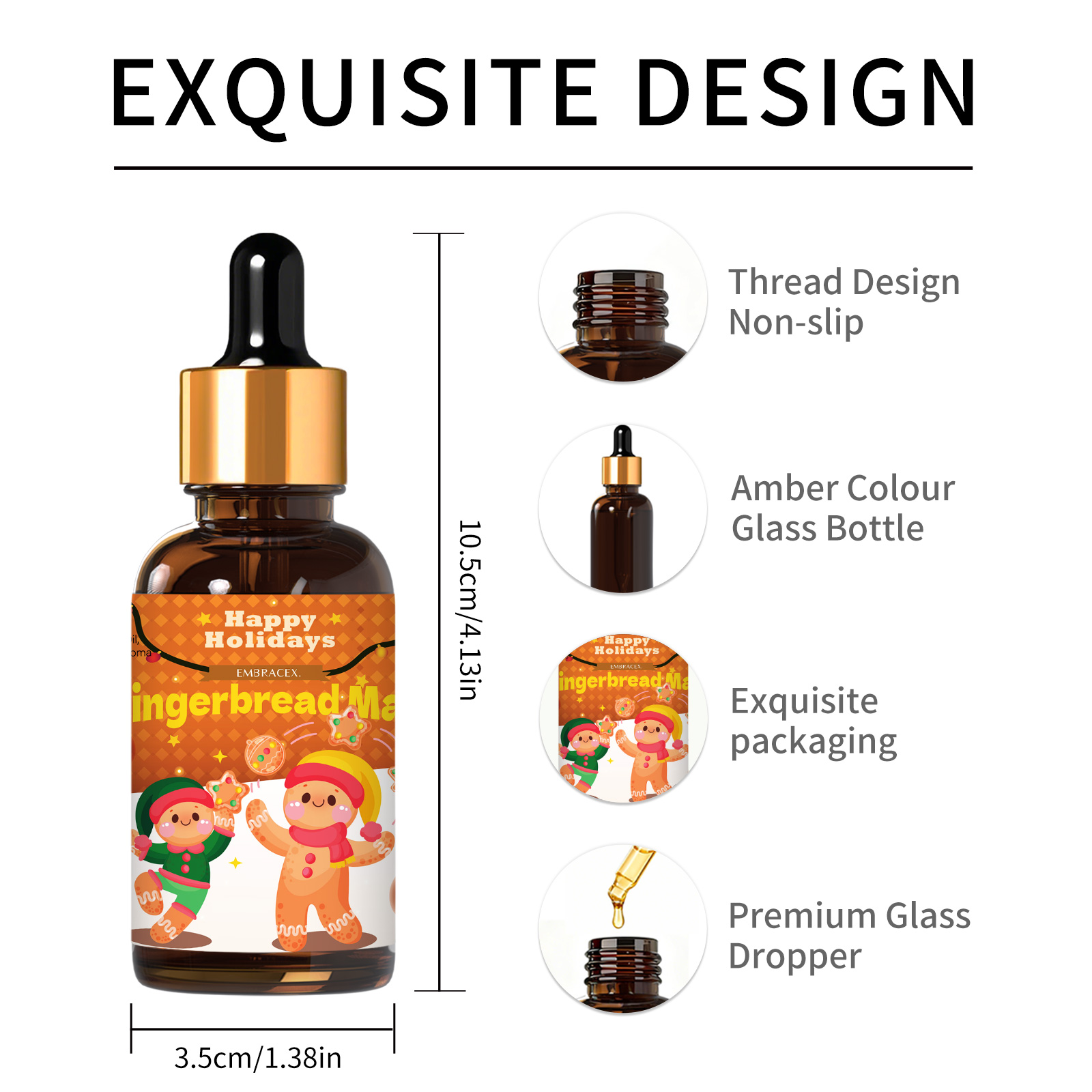 30ml Gingerbread Man Fragrance - Candle Supplies Fragrance Oil 评论和价格