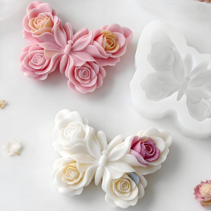 DIY Rose Butterfly Form Silico - Candle Supplies Tins 评论和价格