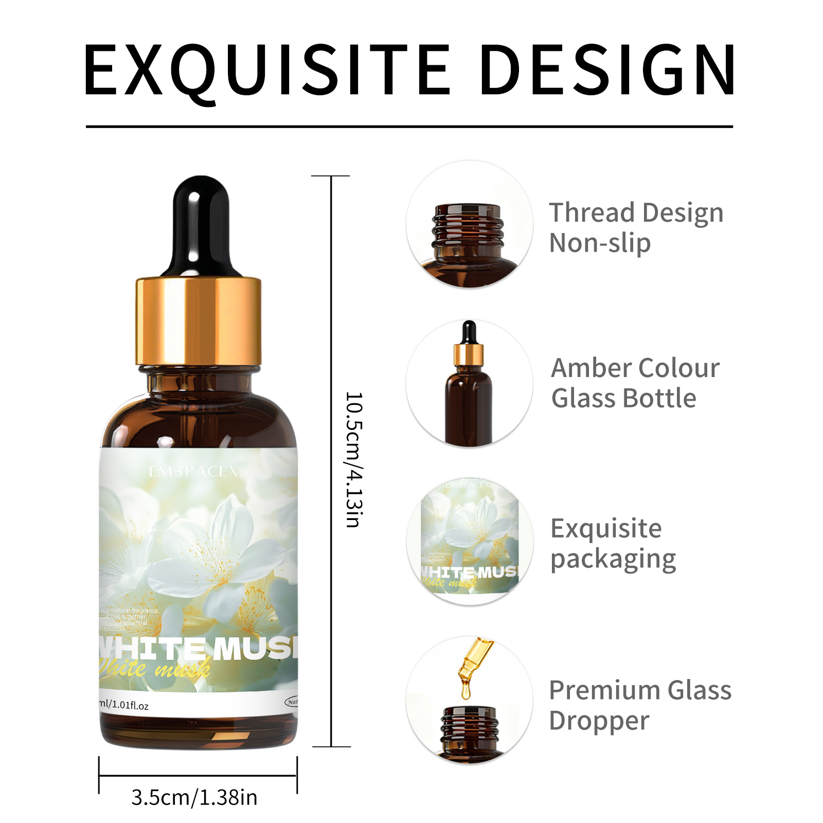 30ml White Musk Fragrance Oils - Candle Supplies Fragrance Oil 评论和价格